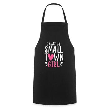 Just A Small Town Girl Village Little City Life - Cooking Apron - black - Front - AI Model Male 185 dark (185cm)