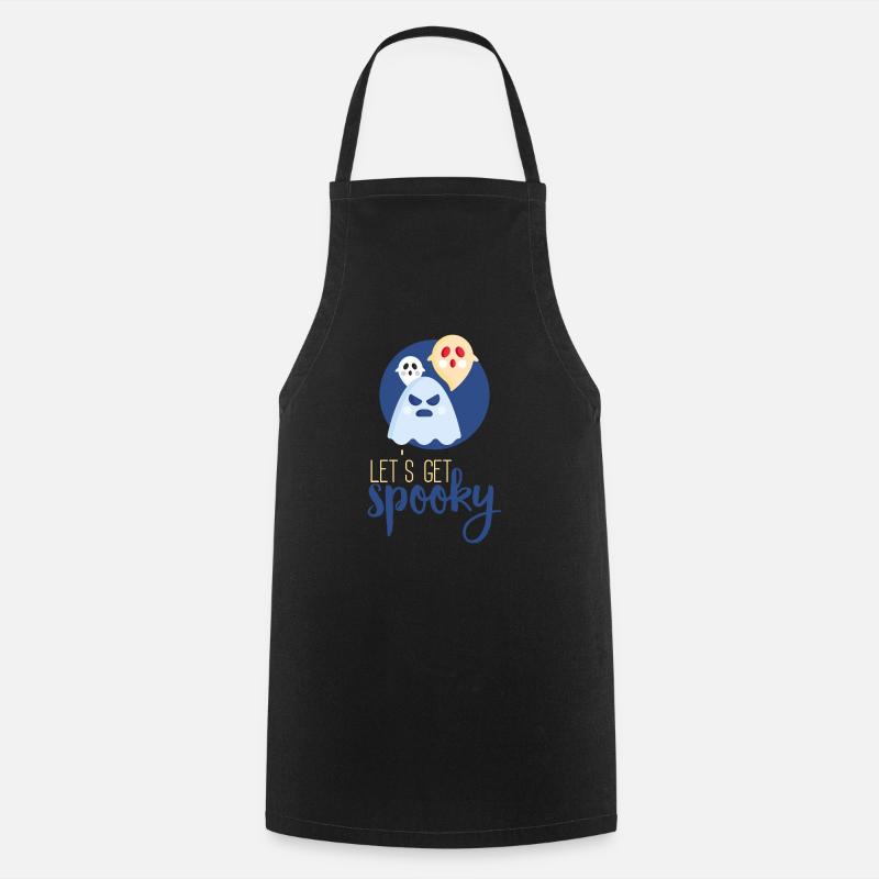 Halloween horror scary saying - Cooking Apron - black