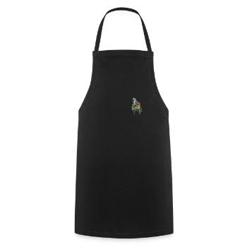 Macaw Parrot I South America Exotic bird for - Cooking Apron - black - Front - AI Model Male 185 dark (185cm)