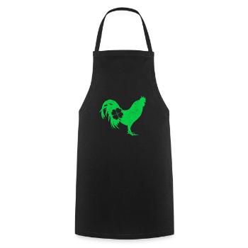 Shenanigan’s Clover St. Patrick’s Day - Tablier de cuisine - noir - Devant - AI Model Male 185 dark (185cm)