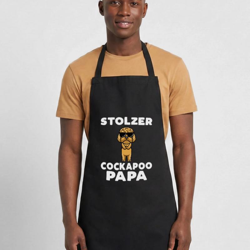 Stolzer Cockapoo Papa Kochschürze