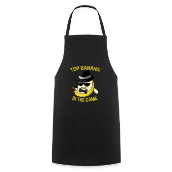 Banana Mafia Lunettes de soleil Noeud papillon haut banane dans le - Tablier de cuisine - noir - Devant - AI Model Male 185 dark (185cm)