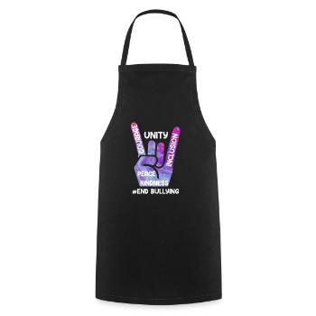 Stop Bullying Awareness und Solidarität für - Kochschürze - Schwarz - Vorne - AI Model Male 185 dark (185cm)