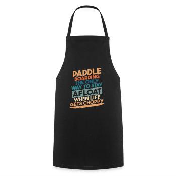 Stand-Up Paddling - Kochschürze - Schwarz - Vorne - AI Model Male 185 dark (185cm)