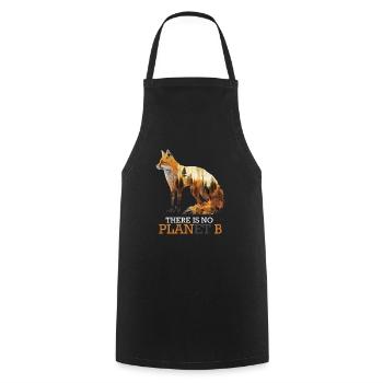 There is no Planet B endangered species - Cooking Apron - black - Front - AI Model Male 185 dark (185cm)