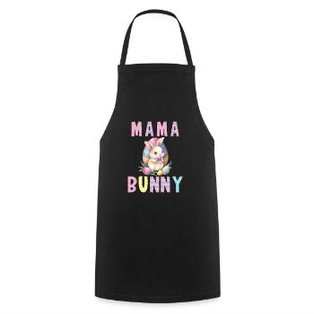 Easter Bunny Mama Rabbit Easter Mother Rabbit - Cooking Apron - black - Front - AI Model Male 185 dark (185cm)