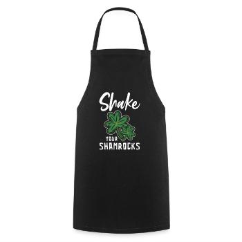 Lustige Irische Saint Patricks Day Shake Your - Kochschürze - Schwarz - Vorne - AI Model Male 185 dark (185cm)