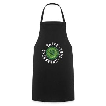 Lustige Irische Saint Patricks Day Shake Your - Kochschürze - Schwarz - Vorne - AI Model Male 185 dark (185cm)