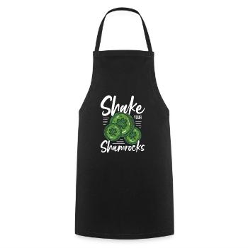 Lustige Irische Saint Patricks Day Shake Your - Kochschürze - Schwarz - Vorne - AI Model Male 185 dark (185cm)