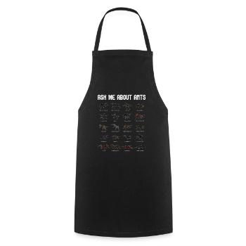 Ant Insect Collector Entomologist - Cooking Apron - black - Front - AI Model Male 185 dark (185cm)