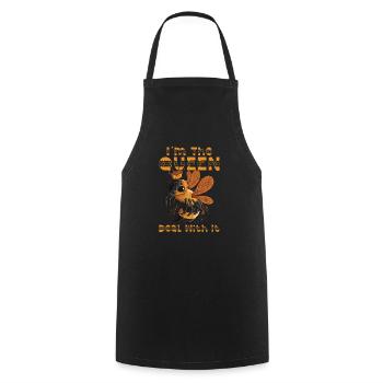 Honey beekeeping Beekeepers Honey bee apiary - Cooking Apron - black - Front - AI Model Male 185 dark (185cm)