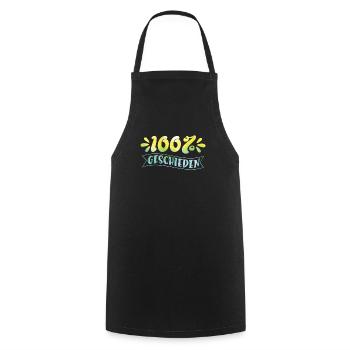 Divorce category 100% Divorced Divorce - Cooking Apron - black - Front - AI Model Male 185 dark (185cm)