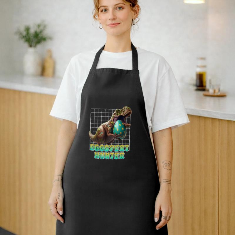 Eggspert Easter Eggs Search Dinsosaur Easter Bunnies Cooking Apron