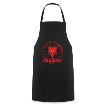 Albanien Njeri Miti Legjenda - Shqiptar Sqip - Kochschürze - Schwarz - Vorne - AI Model Male 185 dark (185cm)