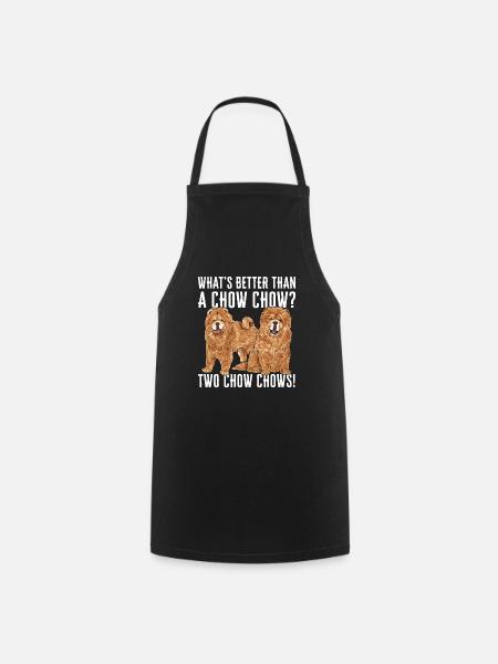 Chow Chow Hund - Kochschürze - Schwarz