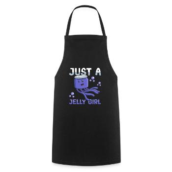 Jellyfish Marine Diving Jellyfish - Cooking Apron - black - Front - AI Model Male 185 dark (185cm)