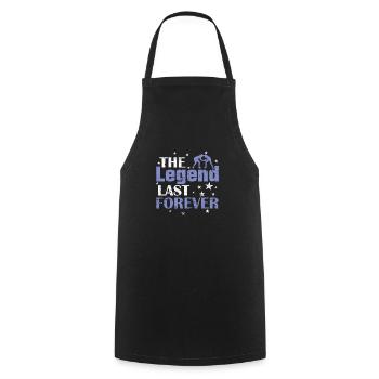 The Legend last Forever Show Fight Stunt - Cooking Apron - black - Front - AI Model Male 185 dark (185cm)