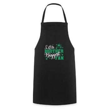 Little Brother Biggest Fan Wrestling Show Fight - Cooking Apron - black - Front - AI Model Male 185 dark (185cm)