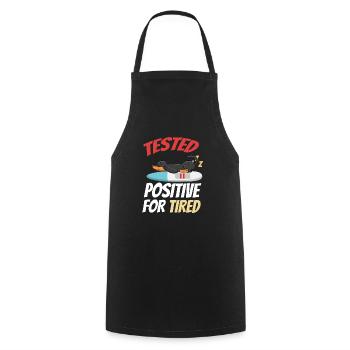 Sleeping Sweet Gift - Cooking Apron - black - Front - AI Model Male 185 dark (185cm)