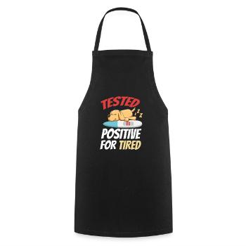Sleeping Sweet Gift - Cooking Apron - black - Front - AI Model Male 185 dark (185cm)