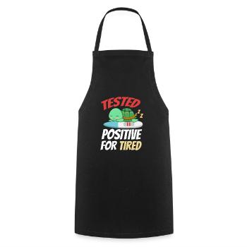 Sleeping Sweet Gift - Cooking Apron - black - Front - AI Model Male 185 dark (185cm)