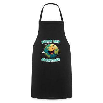 Environmentalists Earth Day Mission Earth Environment - Cooking Apron - black - Front - AI Model Male 185 dark (185cm)