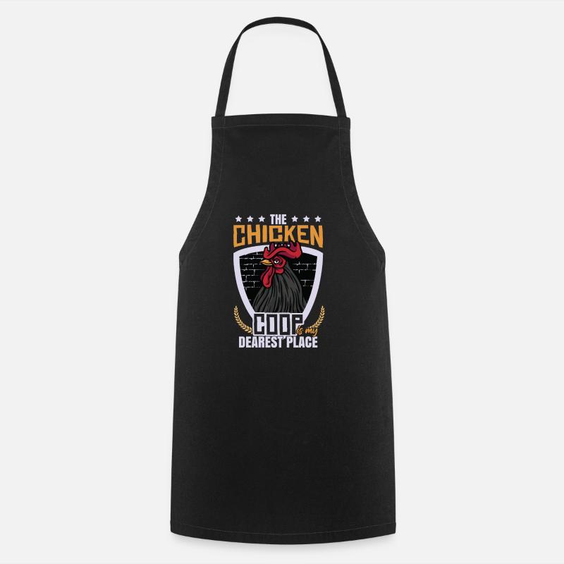Le poulailler - Tablier de cuisine - noir