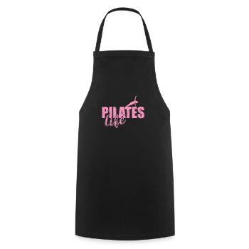 Les mots ne peuvent pas transmettre l’amour que j’ai pour le Pilates - Tablier de cuisine - noir - Devant - AI Model Male 185 dark (185cm)