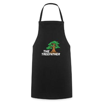 Bonsai Japan Silhouette Gardener Gardening Lover - Cooking Apron - black - Front - AI Model Male 185 dark (185cm)