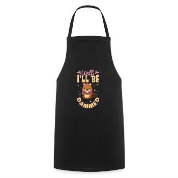 Beaver Fan Beaver Lover Funny Beaver Gift - Cooking Apron - black - Front - AI Model Male 185 dark (185cm)