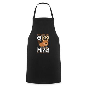 Beaver Fan Beaver Lover Funny Beaver Gift - Cooking Apron - black - Front - AI Model Male 185 dark (185cm)