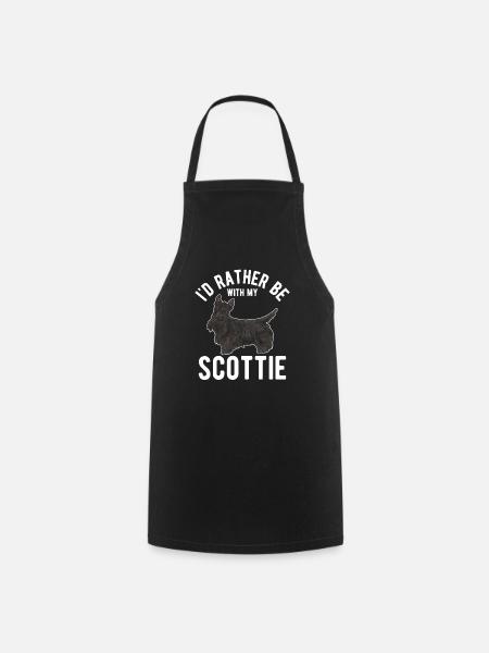 Scottish Terrier Scottie Hund - Kochschürze - Schwarz