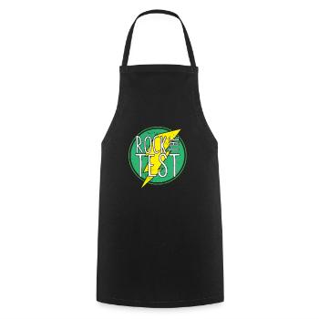 Rock the Test Funny Test Day Student Teacher - Cooking Apron - black - Front - AI Model Male 185 dark (185cm)