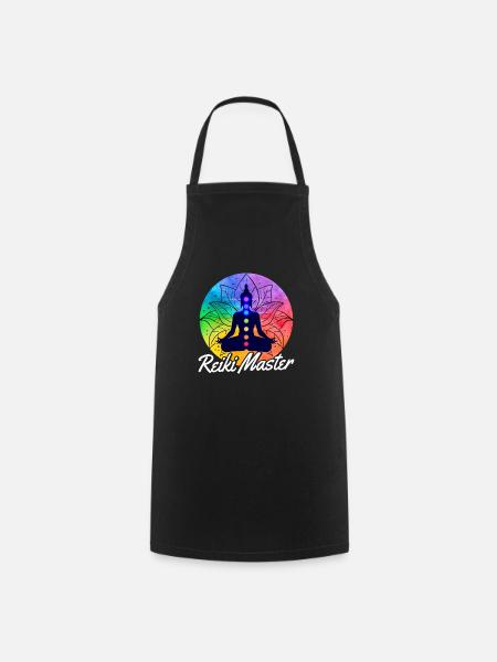 Reiki Master - Kochschürze - Schwarz