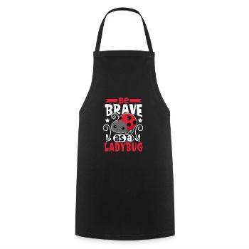 Ladybug Ladybug Entomology Insects - Cooking Apron - black - Front - AI Model Male 185 dark (185cm)