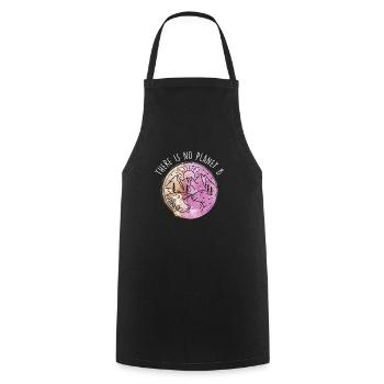 Il n’y a pas de protection de l’environnement pour le Jour de la Terre de la planète B - Tablier de cuisine - noir - Devant - AI Model Male 185 dark (185cm)