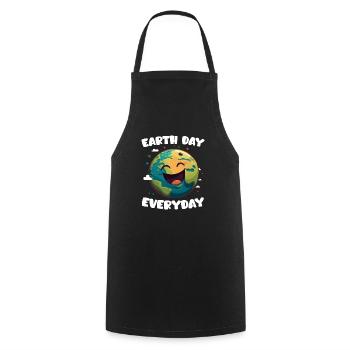 Environmentalists Earth Day Mission Earth Environment - Cooking Apron - black - Front - AI Model Male 185 dark (185cm)