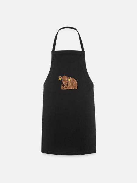 Viande bovine du Limousin I France Elevage bovin pour - Tablier de cuisine - noir