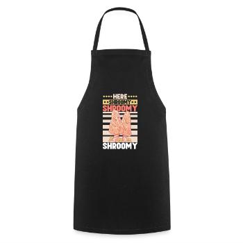 Morels Mushroom Picker Mushroom Farmer Mushroom - Tablier de cuisine - noir - Devant - AI Model Male 185 dark (185cm)