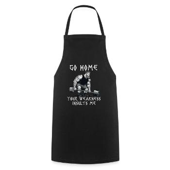 Viking Sports Fan Musculation Fitness Viking - Tablier de cuisine - noir - Devant - AI Model Male 185 dark (185cm)