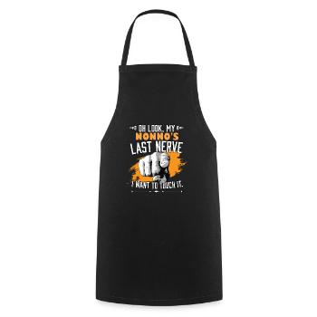 Look My Nonno's Last Nerve Funny Grandfather - Cooking Apron - black - Front - AI Model Male 185 dark (185cm)