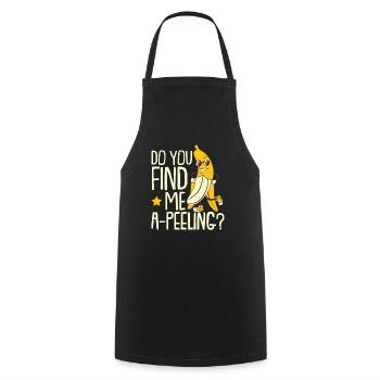 Do You Find Me A-Peeling Banana - Cooking Apron - black - Front - AI Model Male 185 dark (185cm)