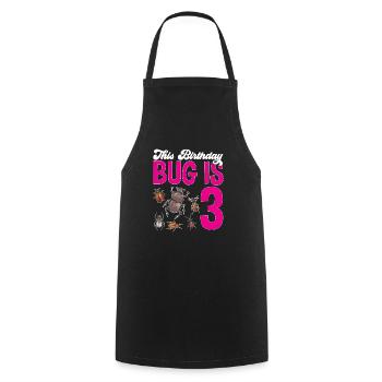Insect collectors, insects, beetle lovers, entomologists - Cooking Apron - black - Front - AI Model Male 185 dark (185cm)
