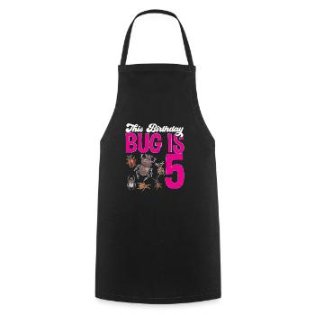 Insect collectors, insects, beetle lovers, entomologists - Cooking Apron - black - Front - AI Model Male 185 dark (185cm)