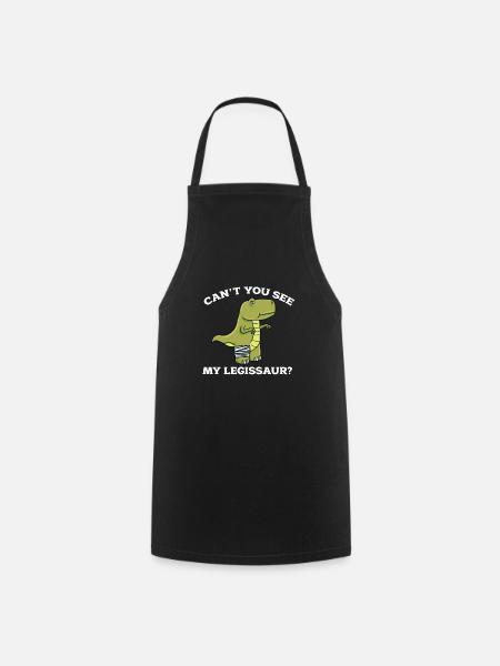 Ein Bein Witz Humor Geschenk - Kochschürze - Schwarz