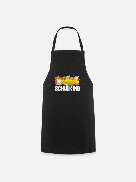 Schulkind Einschulung Grundschule Schule - Kochschürze - Schwarz