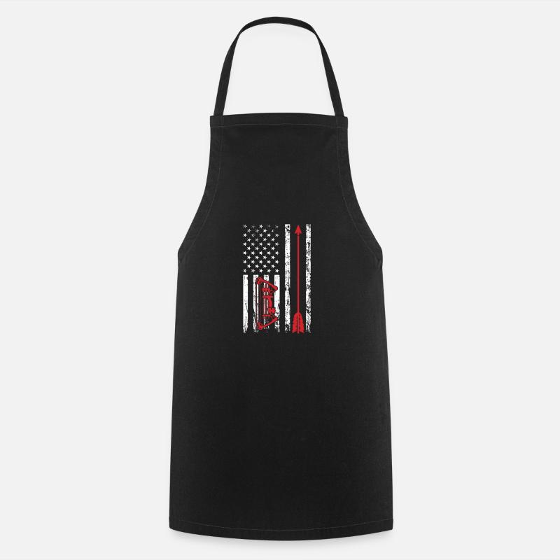 Archery Saying Funny Archer Quote Bow Archery - Cooking Apron - black