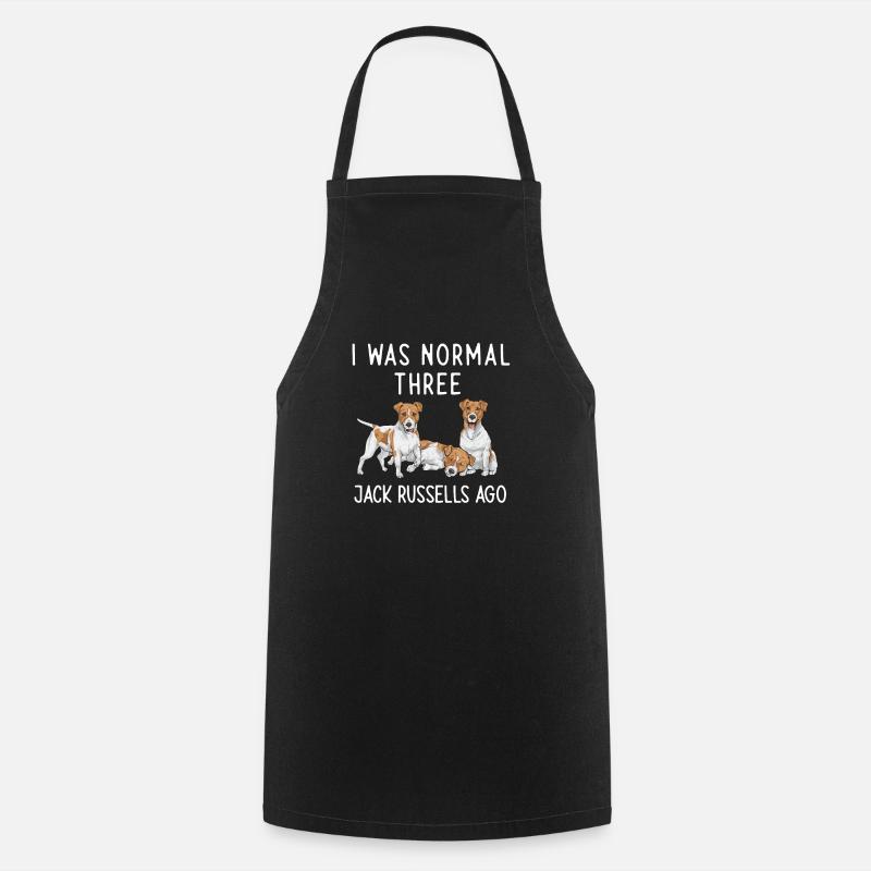 Jack Russell Terrier - Tablier de cuisine - noir