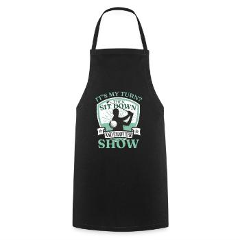 Funny Golf Humor Golf Player - Cooking Apron - black - Front - AI Model Male 185 dark (185cm)