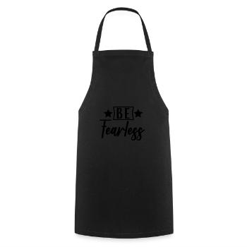 Inspirational Motivational Quotes Sayings - Cooking Apron - black - Front - AI Model Male 185 dark (185cm)